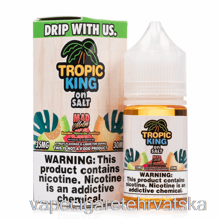 Vape Hrvatska Lude Dinje - Tropic King Na Soli - 30ml 50mg